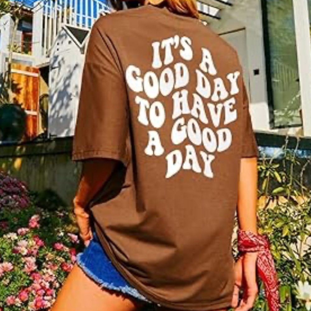 Brown Graphic T-Shirt